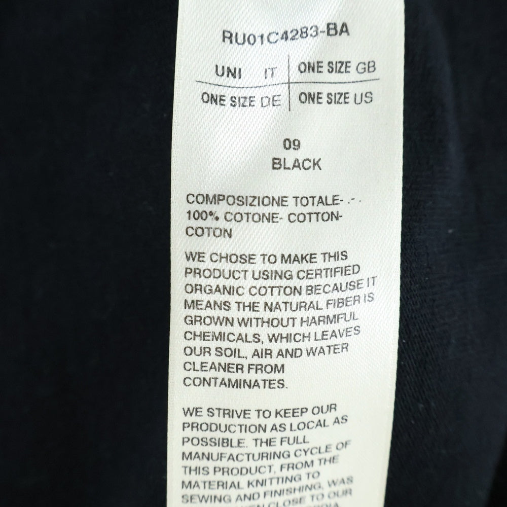 Rick Owens(リックオウエンス) 23SS TOMMY TEE トミー 半袖Tシャツ カットソー ブラック RU01CY4283