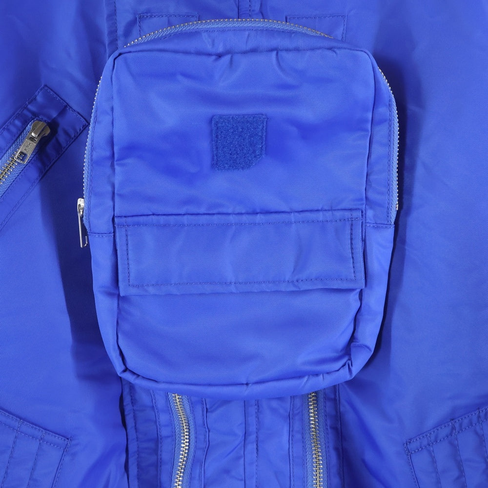 PHINGERIN(フィンガリン) 24AW ELEVATION HOODED BOMBER JACKET フーデッドボンバージャケット ブルー PD-242-JK-021