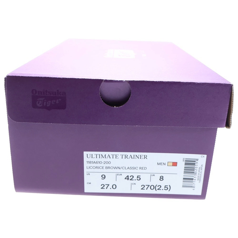 Onitsuka Tiger(オニツカタイガー) ULTIMATE TRAINER ローカットスニーカー ブラック/レッド US9/27cm 1181A610-200
