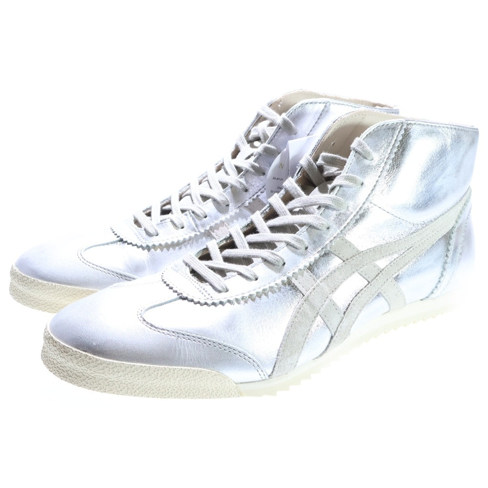 Onitsuka Tiger(オニツカタイガー) MEXICO MID RUNNER DELUXE ミッドカットスニーカー シルバー US9/27cm 1181A608-020