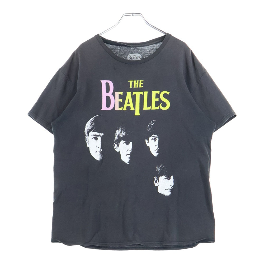 VINTAGE(ヴィンテージ) THE BEATLES ザビートルズ バンド プリント 半袖Tシャツ カットソー ブラック