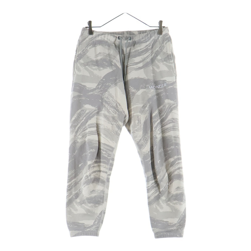 MONCLER GENIUS(モンクレール ジーニアス) 22AW ×HYKE ハイク 総柄 スウェットパンツ グレー H209K8H00002
