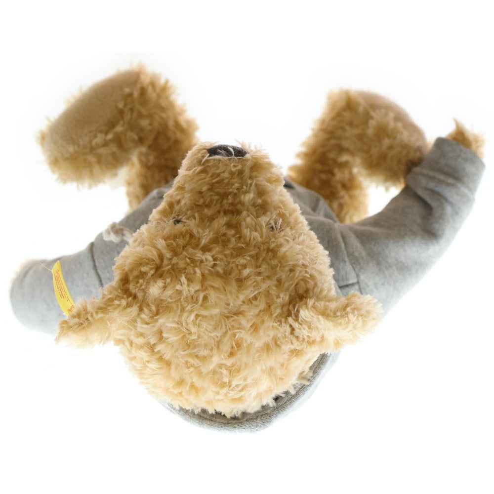 SUPREME(シュプリーム) 18AW ×Steiff Elmar Bear シュタイフ エルマーベア ボックスロゴフーデットスウェットシャツテディベア ぬいぐるみ グレー/ブラウン