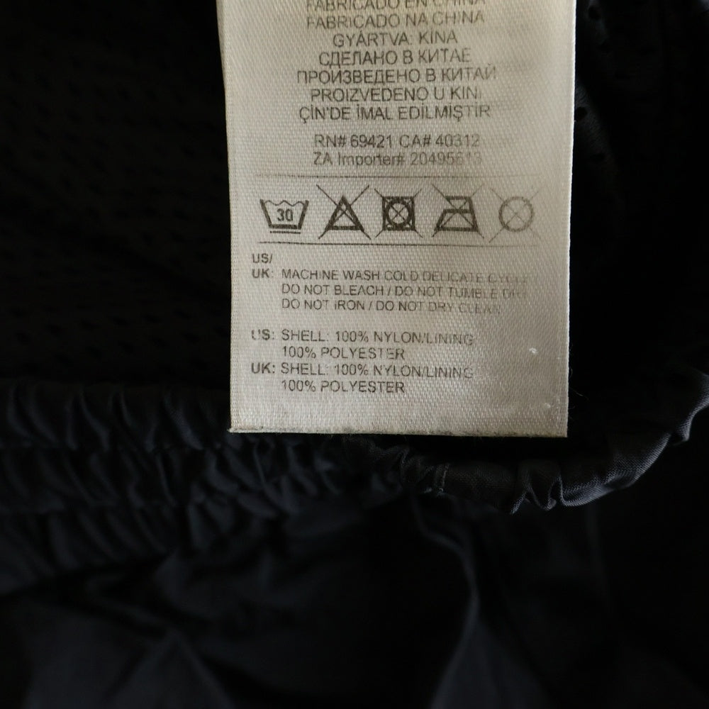 VETEMENTS(ヴェトモン) 17SS ×Reebok Nylon Track Pants リーボック ナイロントラックパンツ ロゴ刺繍イージーナイロンパンツ MSS17RE9 ブラック