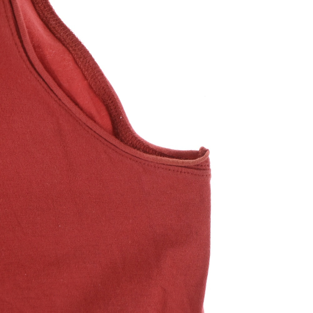 Rick Owens(リックオウエンス) 21AW GETHSEMANE Tarp Tank Top ゲッセマネ期 タープタンクトップ クルーネックノースリーブカットソー RU02A5160-JA オレンジ