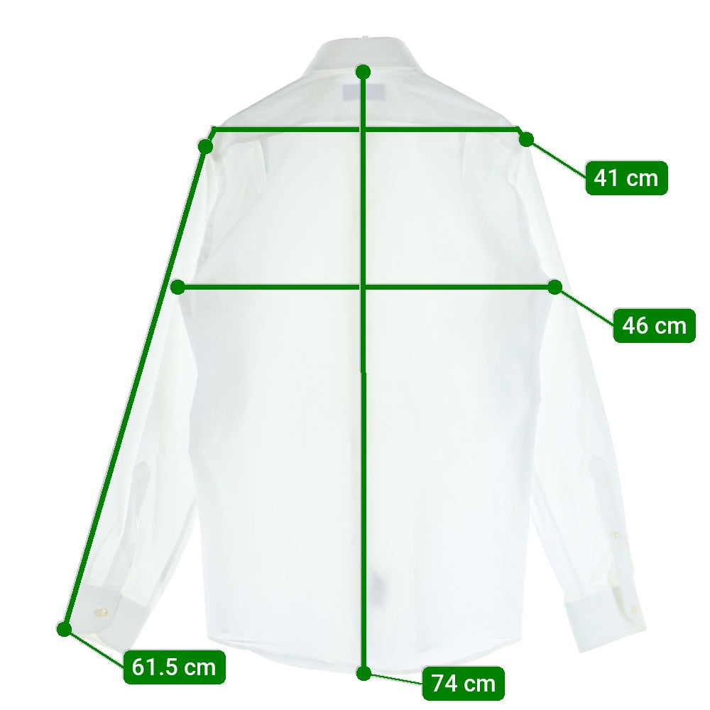 RALPH LAUREN PURPLE LABEL(ラルフローレン パープルレーベル) 90s 無地デザイン ボタンダウン 長袖シャツ ホワイト