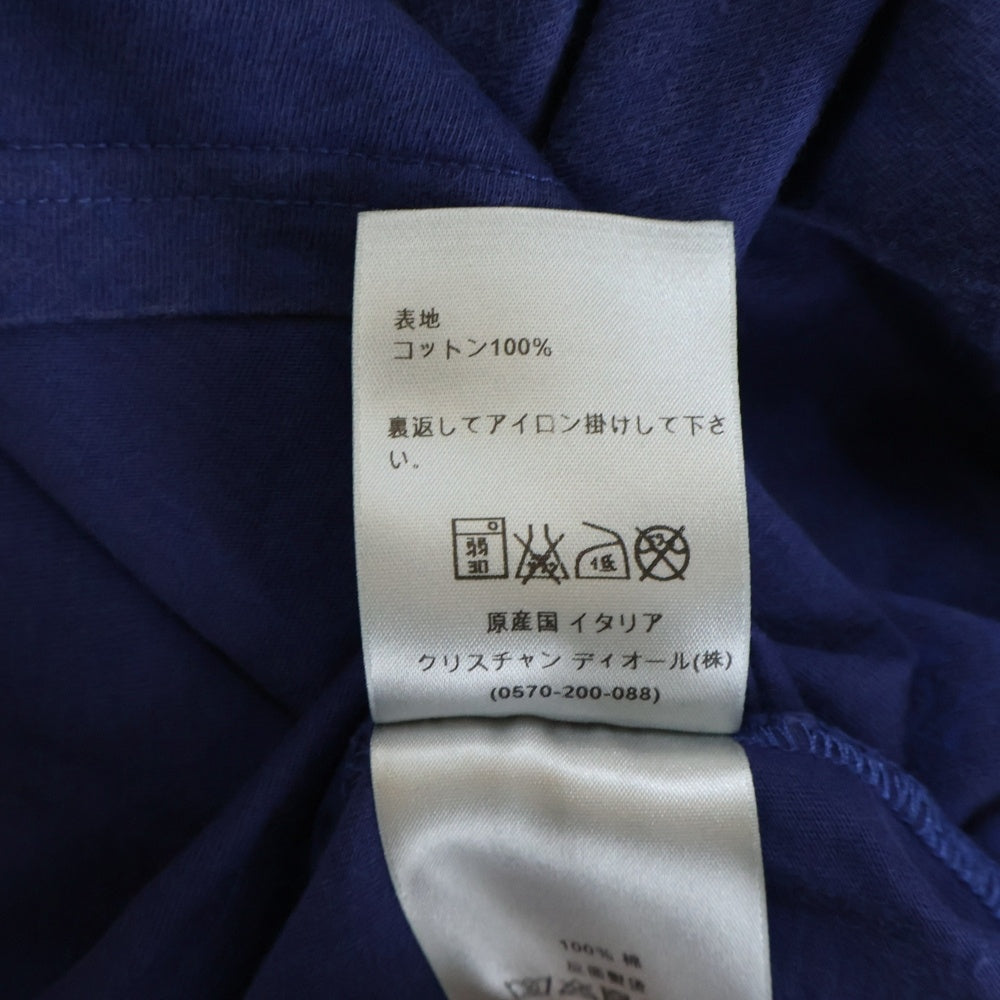Christian Dior(クリスチャンディオール) KRIS VAN ASSCHE クリスヴァンアッシュ 総柄 半袖Tシャツ カットソー 333J660I7411 ネイビー