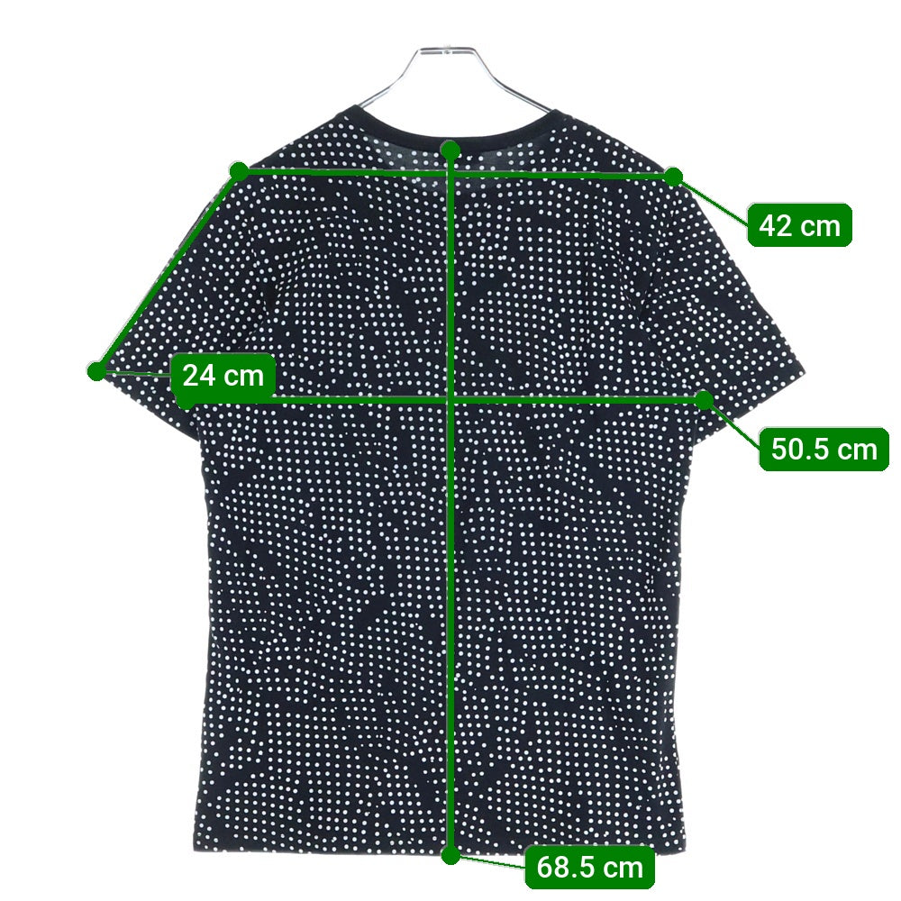 Christian Dior(クリスチャンディオール) ドット柄 半袖Tシャツ カットソー 733J603I8312 ブラック