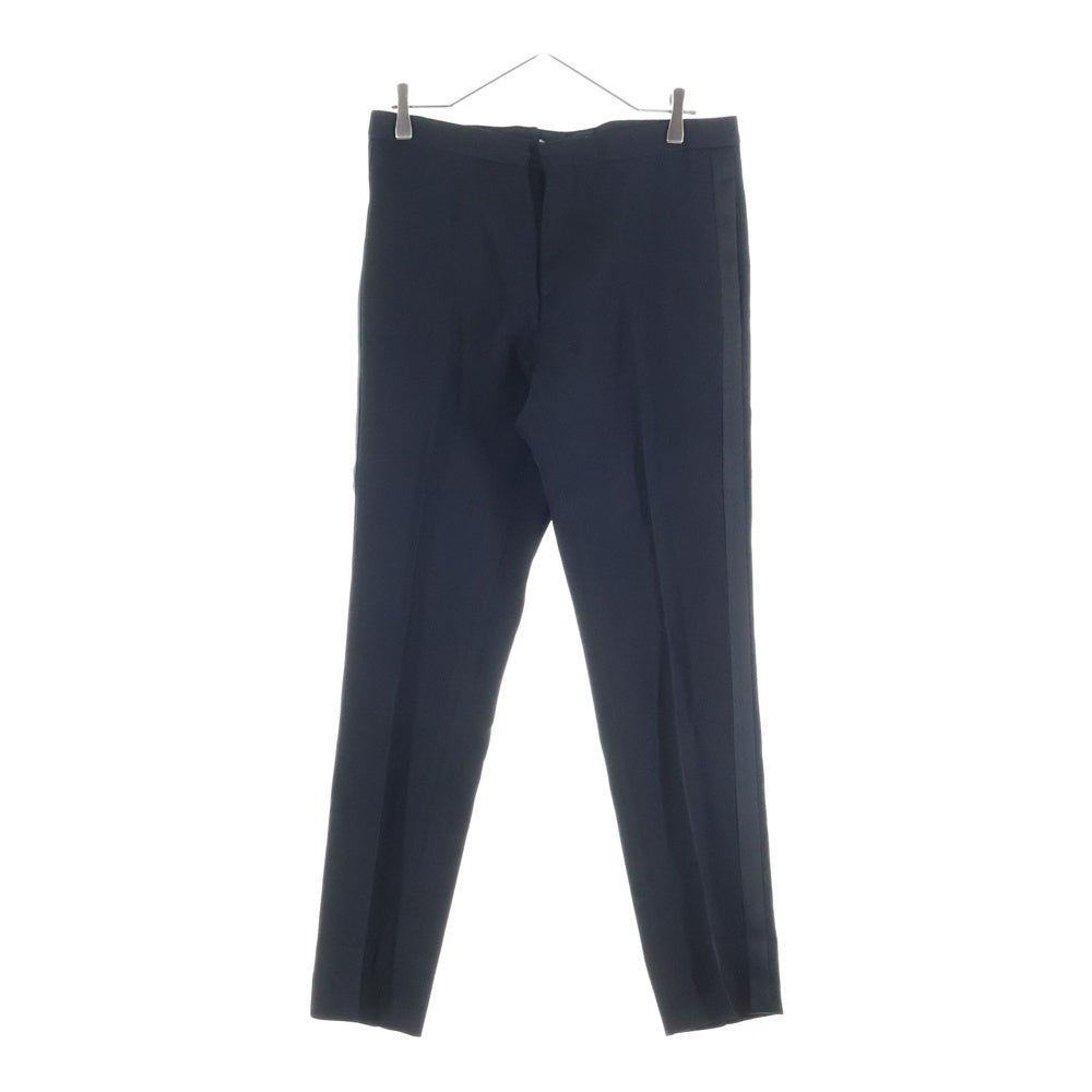 SAINT LAURENT PARIS(サンローランパリ) 切り替えデザイン セットアップ テーラードジャケット スラックス トラウザーズパンツ ブラック