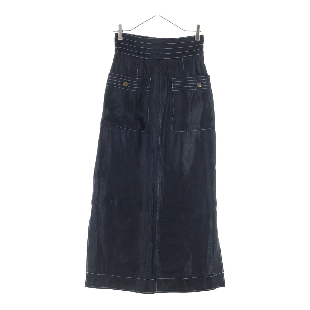 G.V.G.V.(ジーヴィジーヴィ) シースルーデザイン ロングスカート レディース GV1711082 ブラック