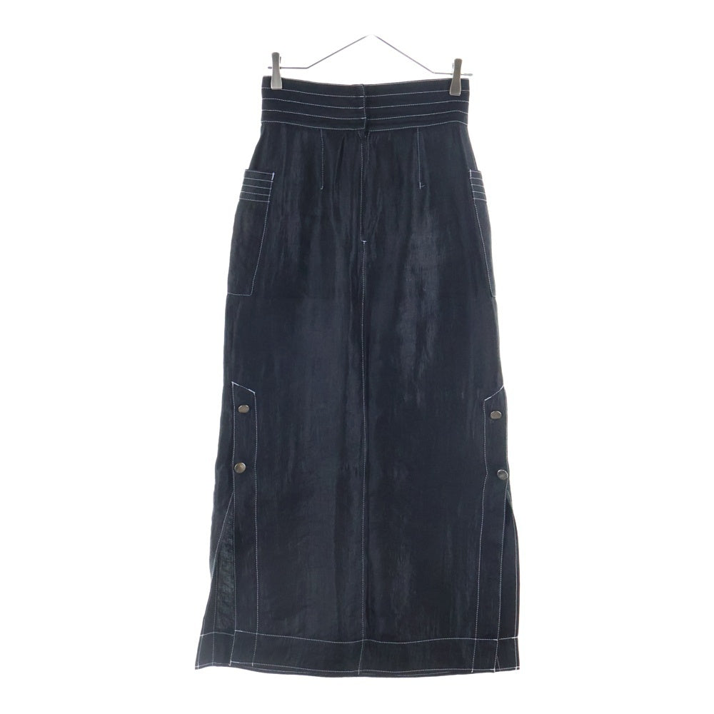 G.V.G.V.(ジーヴィジーヴィ) シースルーデザイン ロングスカート レディース GV1711082 ブラック