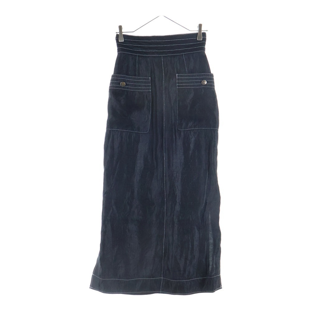 G.V.G.V.(ジーヴィジーヴィ) シースルーデザイン ロングスカート レディース GV1711982 ブラック