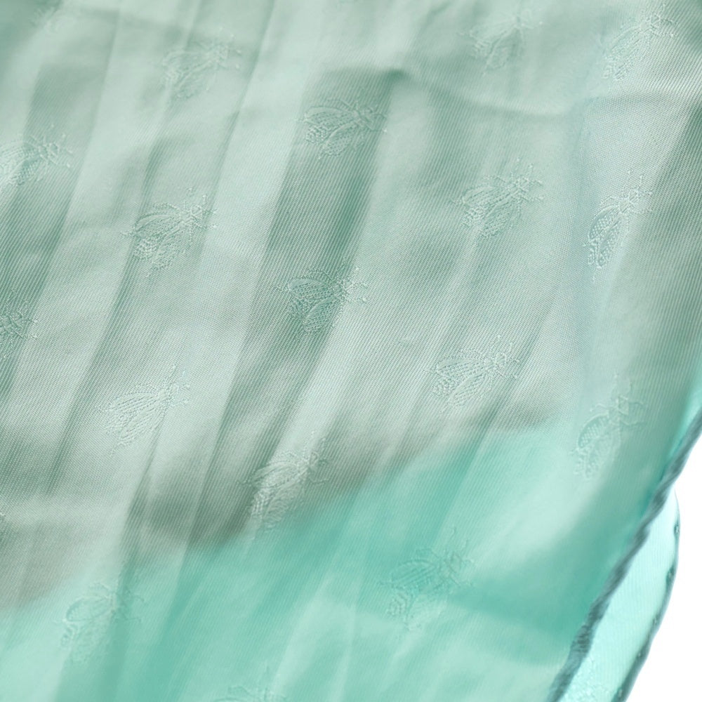 HERMES(エルメス) ロサンジュ シルク ビー スカーフ グリーン レディース