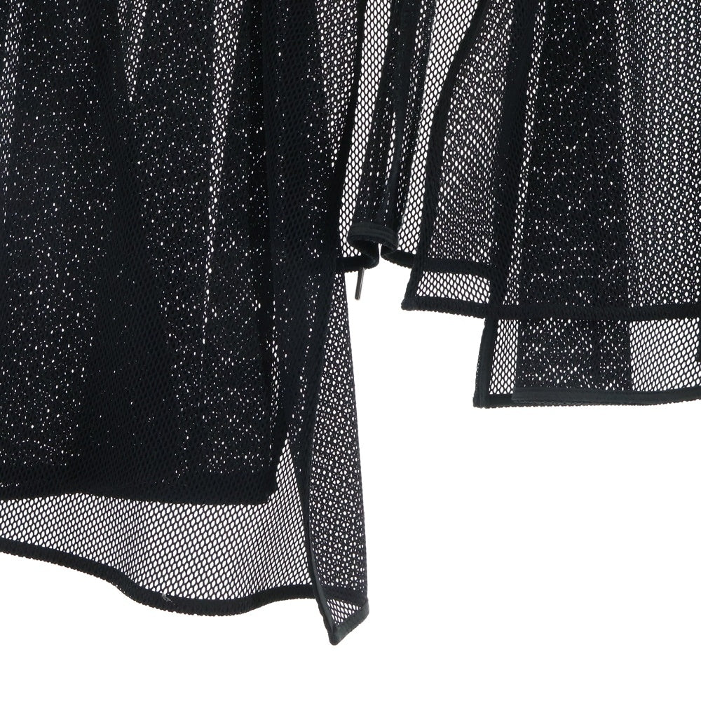 UN3D.(アンスリード) メッシュデザイン ノースリーブ ワンピース ドレス 522130400201 ブラック レディース