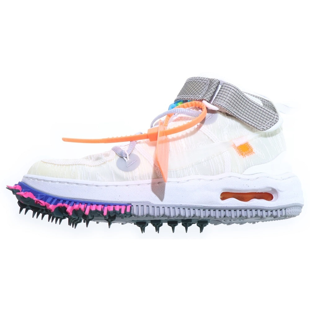 NIKE(ナイキ) ×OFF-WHITE AIR FORCE 1 MID SP DO6290-100 オフホワイト エアフォース1 ミッドカットスニーカー ホワイト レディース US6.5/24.5cm