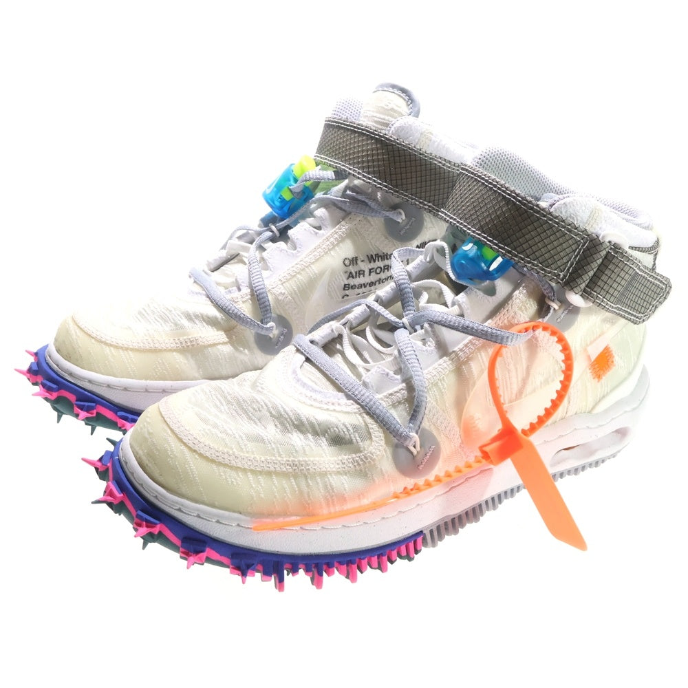 NIKE(ナイキ) ×OFF-WHITE AIR FORCE 1 MID SP DO6290-100 オフホワイト エアフォース1 ミッドカットスニーカー ホワイト レディース US6.5/24.5cm
