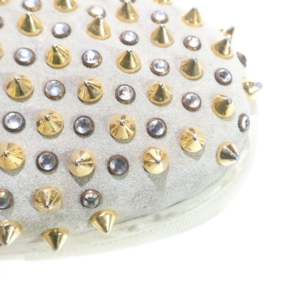 CHRISTIAN LOUBOUTIN(クリスチャンルブタン) ローラーボート スタッズデザイン シューズ ベージュ/ゴールド