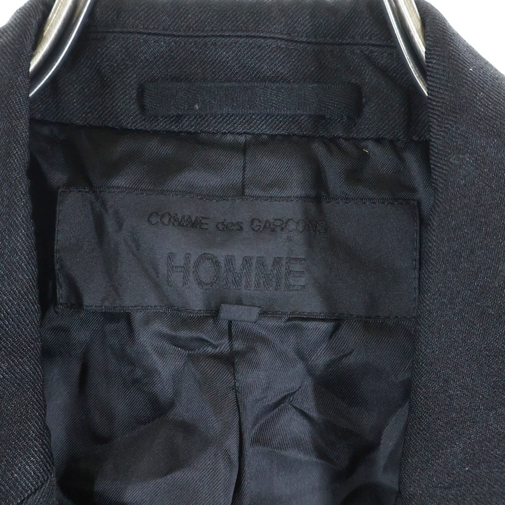 COMME des GARCONS HOMME(コムデギャルソンオム) 25AW エステルサージ製品染め3Bジャケット 3Bシングルテーラードジャケット HP-J012 ブラック