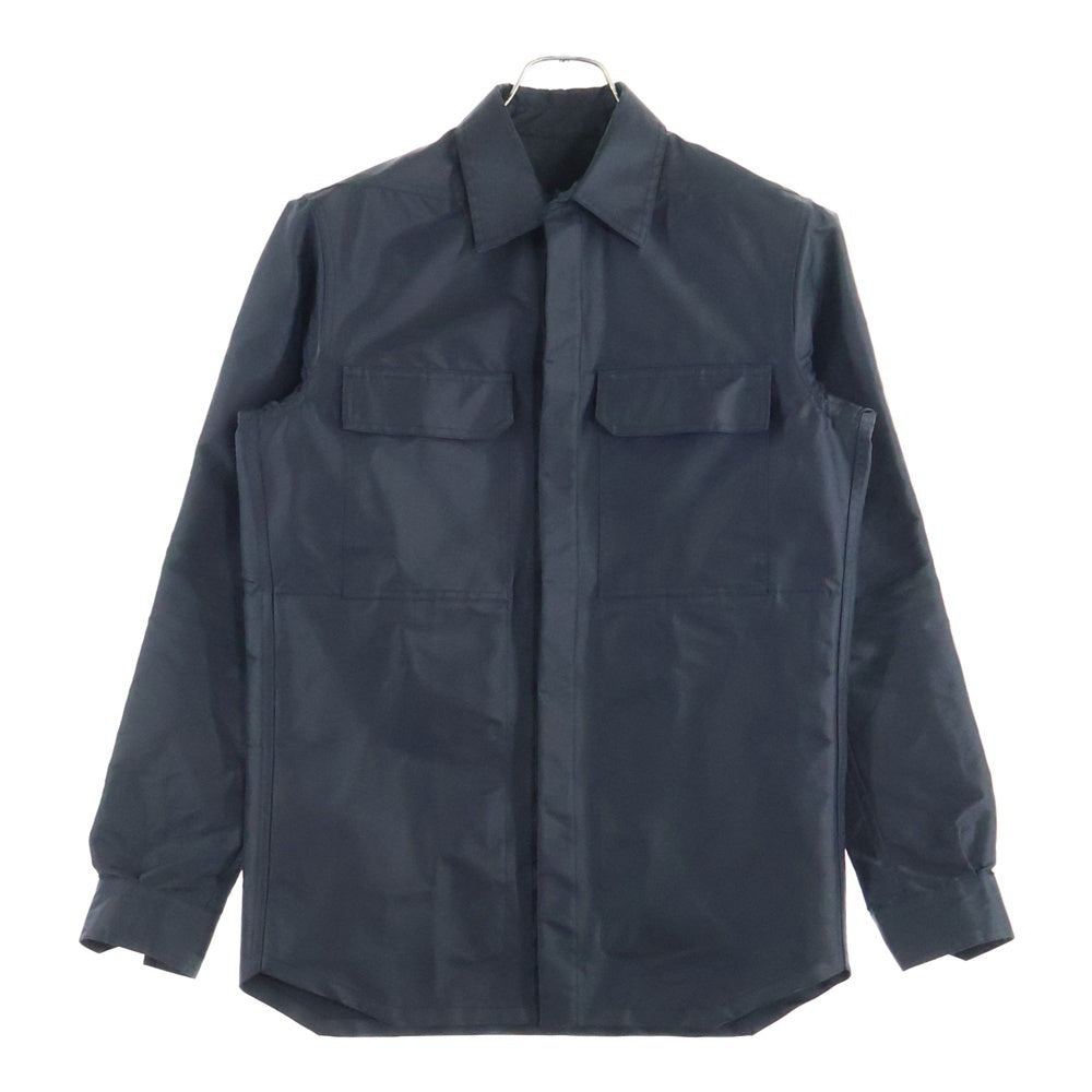 Rick Owens(リックオウエンス) 18SS Blu Dirt Shirt RO18S8769-CVT ナイロン シャツ ジャケット ブラック