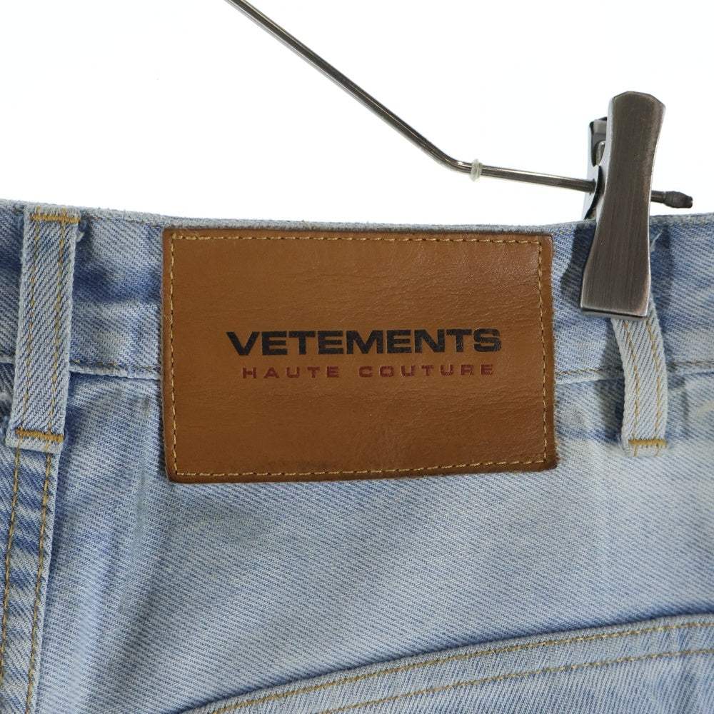 VETEMENTS(ヴェトモン) 23SS Plain Baggy Jeans ワイド バギーデニムパンツ インディゴ UE63PA305N
