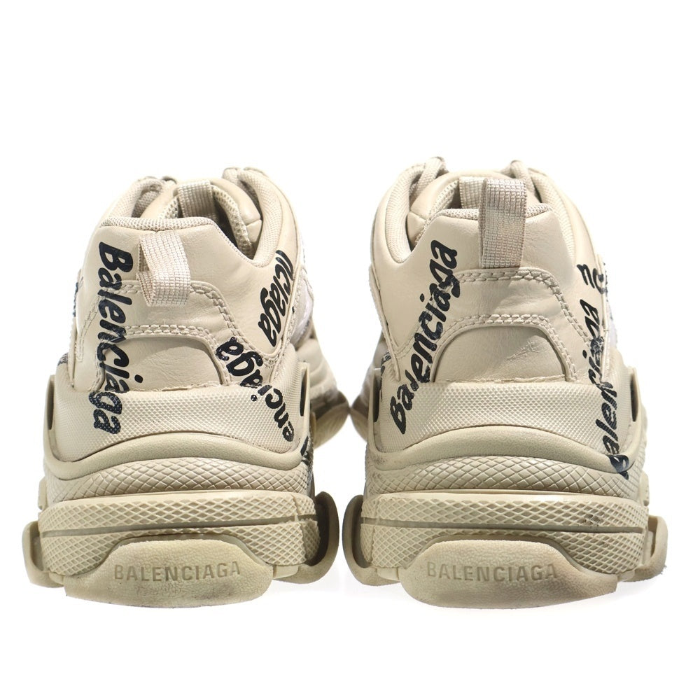 BALENCIAGA(バレンシアガ) Triple S Logotype トリプル S ロゴタイプ ローカットスニーカー ベージュ US9/26cm 524039 W2FAB