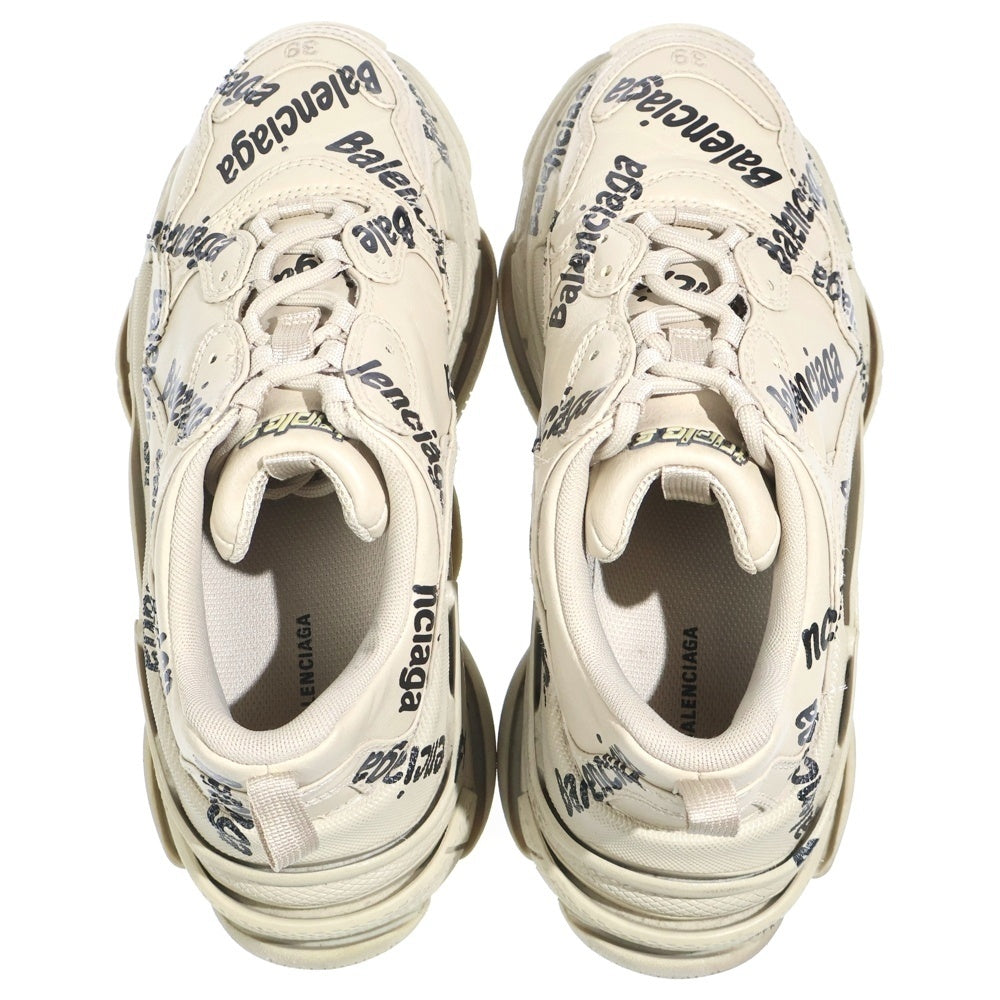 BALENCIAGA(バレンシアガ) Triple S Logotype トリプル S ロゴタイプ ローカットスニーカー ベージュ US9/26cm 524039 W2FAB