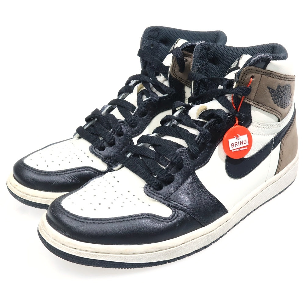 NIKE(ナイキ) AIR JORDAN 1 HIGH OG Dark Mocha 555088-105 エアジョーダン1 ハイ OG ダークモカ ハイカットスニーカー ブラウン/ブラック/ホワイト US9/27.0cm