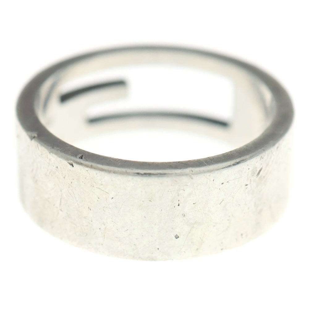 GUCCI(グッチ) Branded G Ring ブランデッドGリング ロゴカットアウトリング Ag925 19号 シルバー