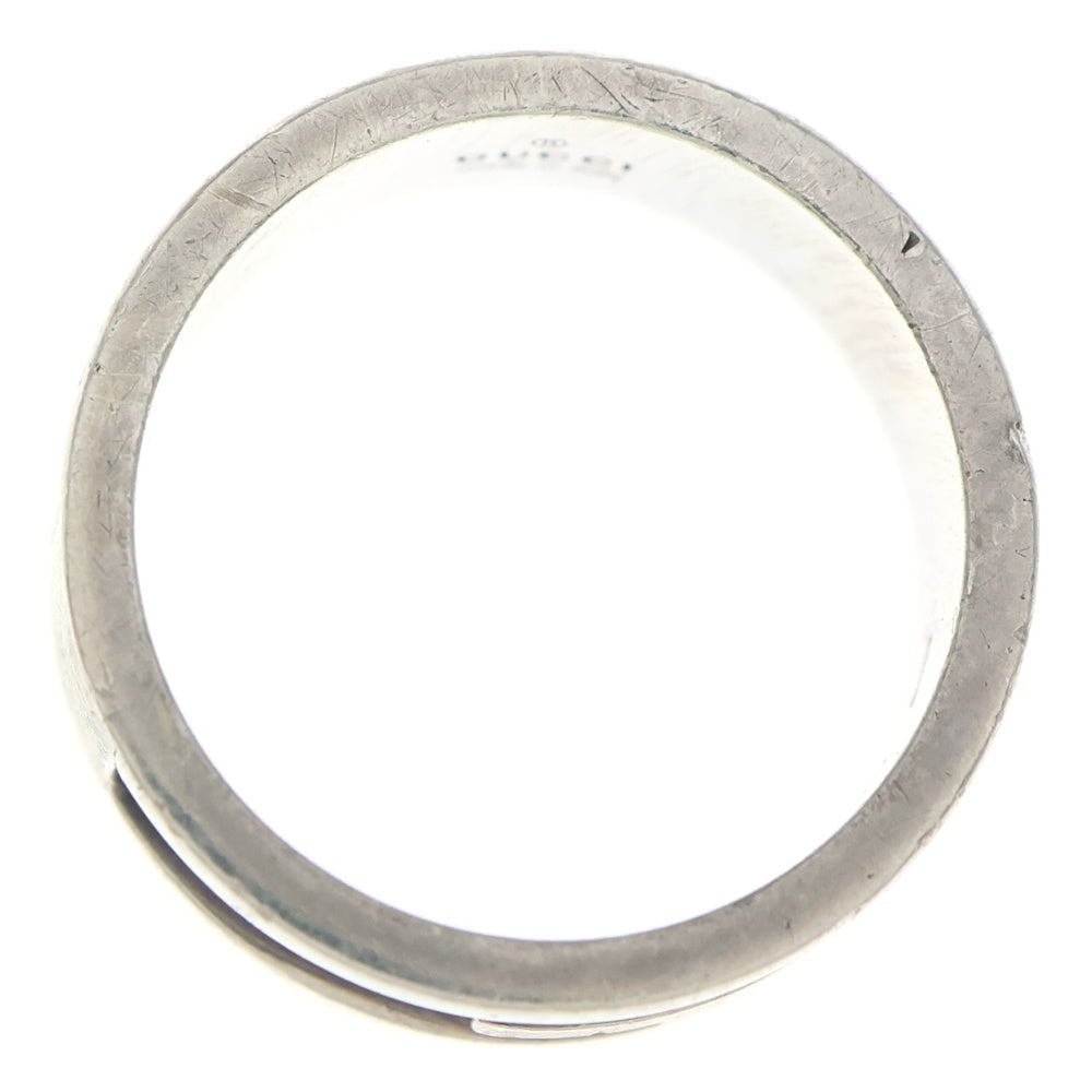 GUCCI(グッチ) Branded G Ring ブランデッドGリング ロゴカットアウトリング Ag925 19号 シルバー