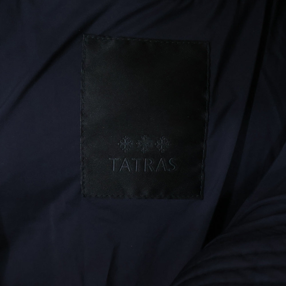 TATRAS(タトラス) KRAZ Down Jacket クラッズダウンジャケット SHIPS別注 マットナイロンジップアップフーデットダウンジャケット MJXA0381013708 ネイビー
