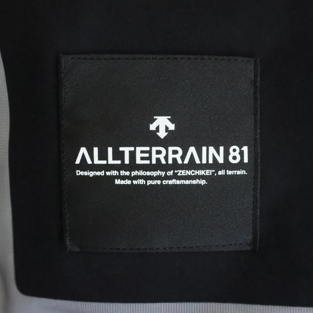 DESCENTE(デサント) ALLTERRAINオルテライン ZENCHIKEI VZ ハードシェルジャケット マウンテンパーカー ブラック