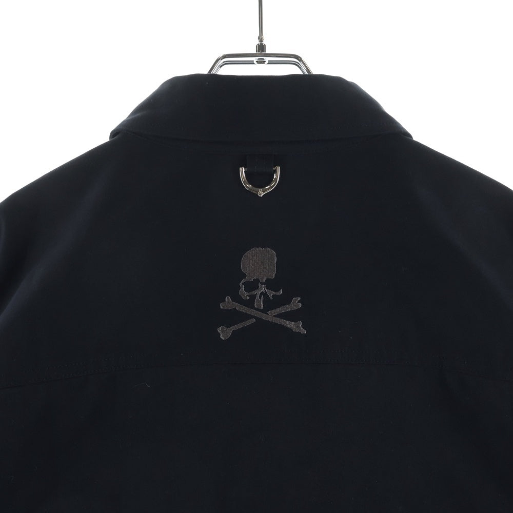 mastermind JAPAN(マスターマインドジャパン) レイヤード オーバーシャツ マルチポケット ブラック MW23S11-SH003