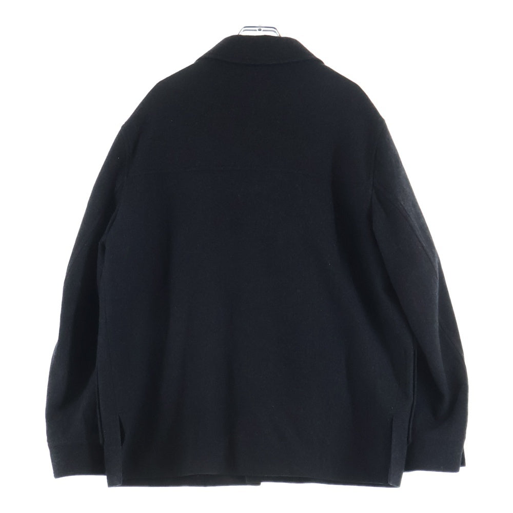 KAPTAIN SUNSHINE(キャプテンサンシャイン) Baby Cashmere Shirt Jacket KS25FJK09 ベビーカシミヤ シャツジャケット アウター ブラック