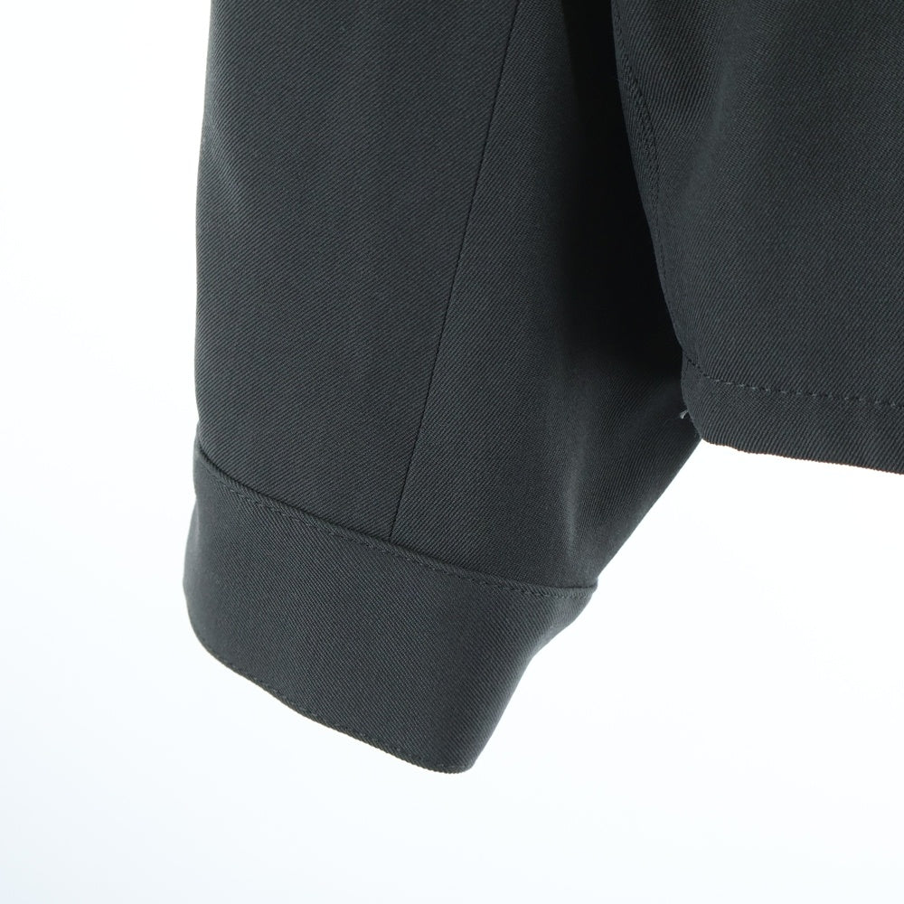 ATON(エイトン) Back Satin Harrington Jacket シップアップ ハリントン ジャケット アウター グレー