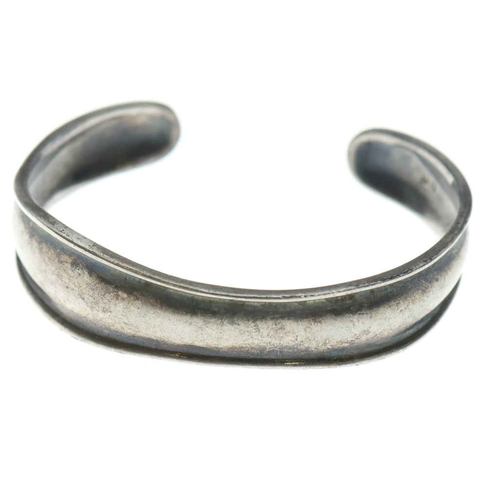 NO BRAND(ノーブランド) ウェーブ バングル ブレスレット S925刻印