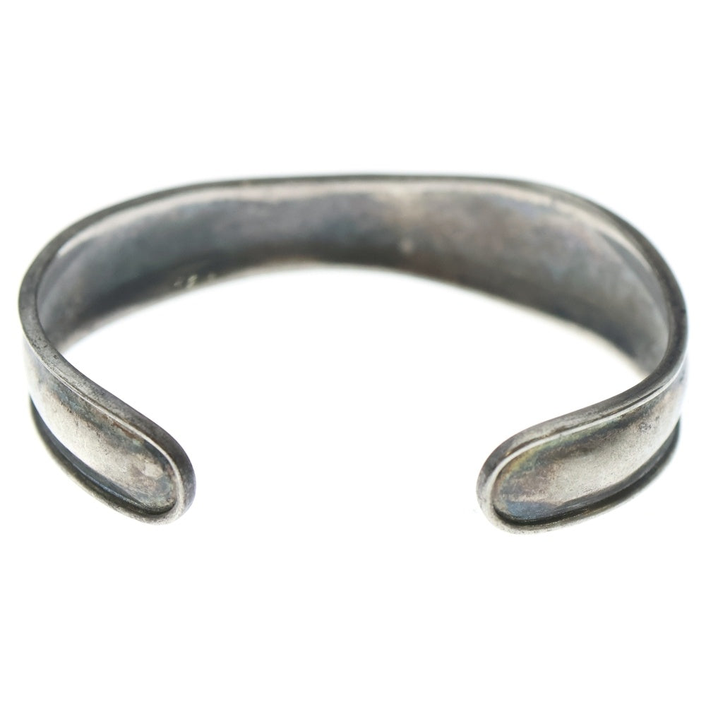 NO BRAND(ノーブランド) ウェーブ バングル ブレスレット S925刻印 シルバー