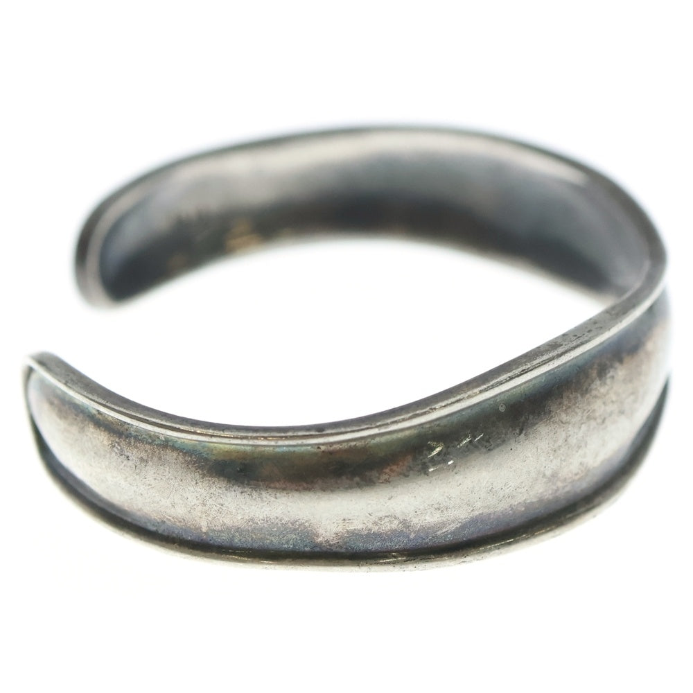 NO BRAND(ノーブランド) ウェーブ バングル ブレスレット S925刻印 シルバー