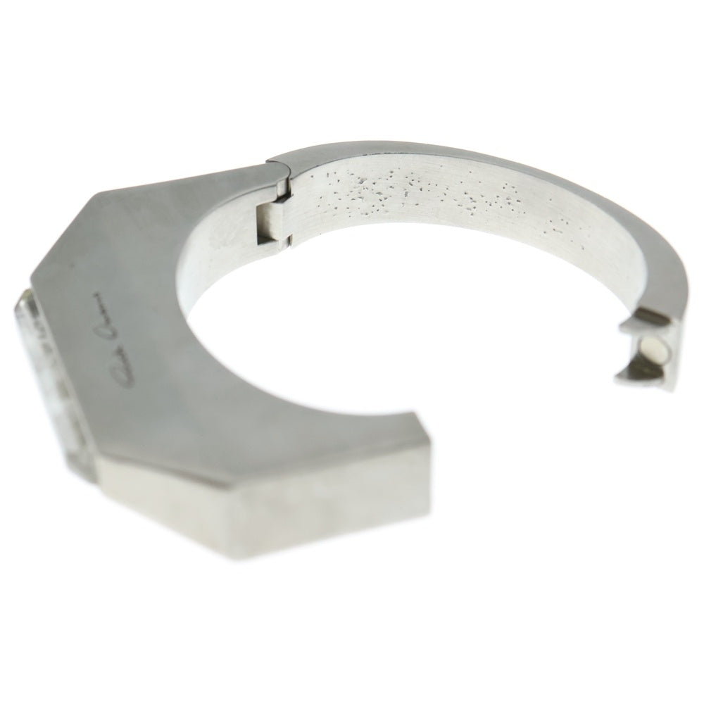 Rick Owens(リックオウエンス) クリスタルブレスレット バングル シルバー/クリア