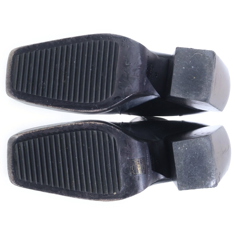 Rick Owens(リックオウエンス) 23AW LUXOR HEELED SLIVER ヒールドスリバー スクエアトゥチェルシーブーツ ブラック RU02C7820 LGE
