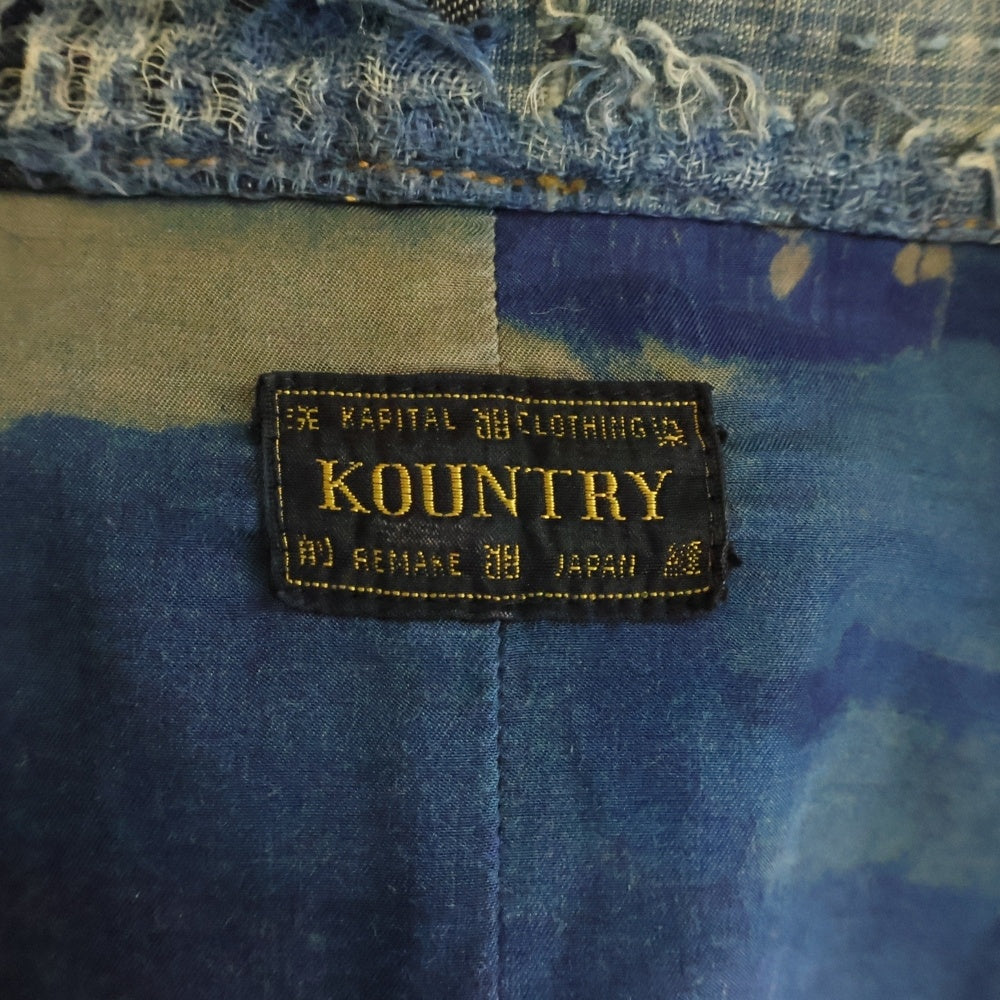 KAPITAL(キャピタル) BORO SPRING 1ST JACKET ボロスプリングファーストデニムジャケット インディゴ EK-1549LJ