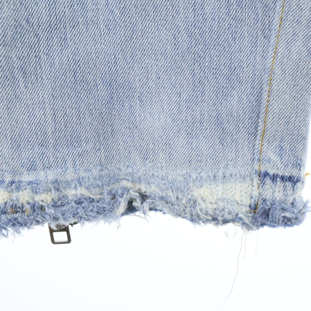 GALLERY DEPT.(ギャラリーデプト) Weapon World 5001 ダメージ加工 ジップ キーリング付きデニムパンツ インディゴ