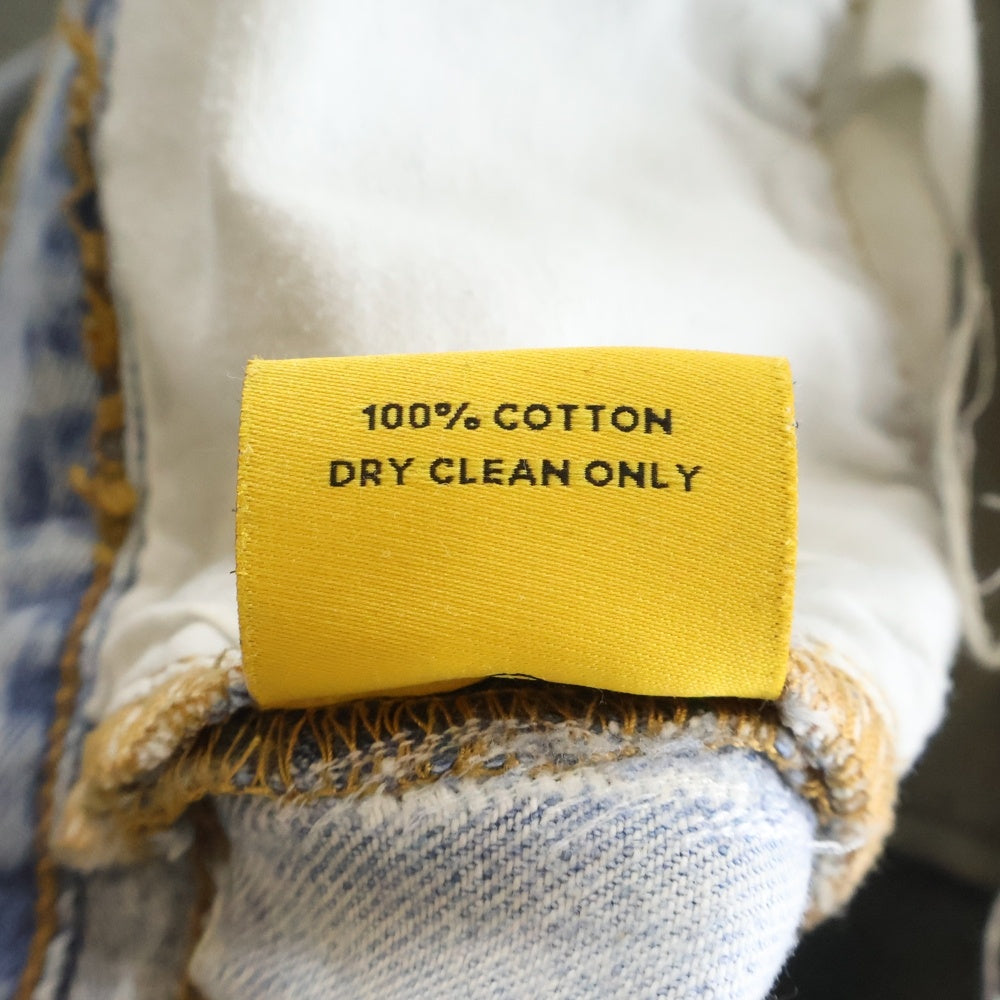 GALLERY DEPT.(ギャラリーデプト) Weapon World 5001 ダメージ加工 ジップ キーリング付きデニムパンツ インディゴ