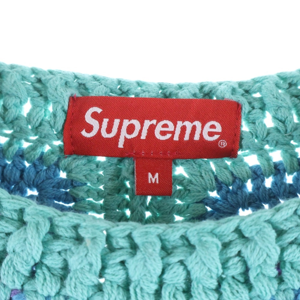 SUPREME(シュプリーム) 22SS Hand Crocheted Sweater ニット クルーネックセーター マルチ