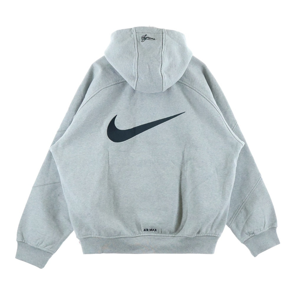 SUPREME(シュプリーム) 25SS ×NIKE Zip Up Hooded Sweatshirt ナイキ ジップアップ スウェットパーカー グレー