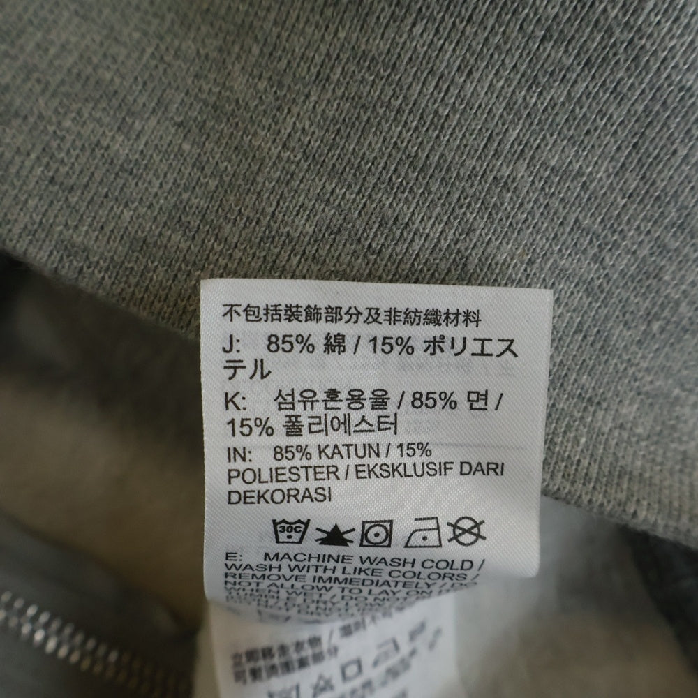 SUPREME(シュプリーム) 25SS ×NIKE Zip Up Hooded Sweatshirt ナイキ ジップアップ スウェットパーカー グレー