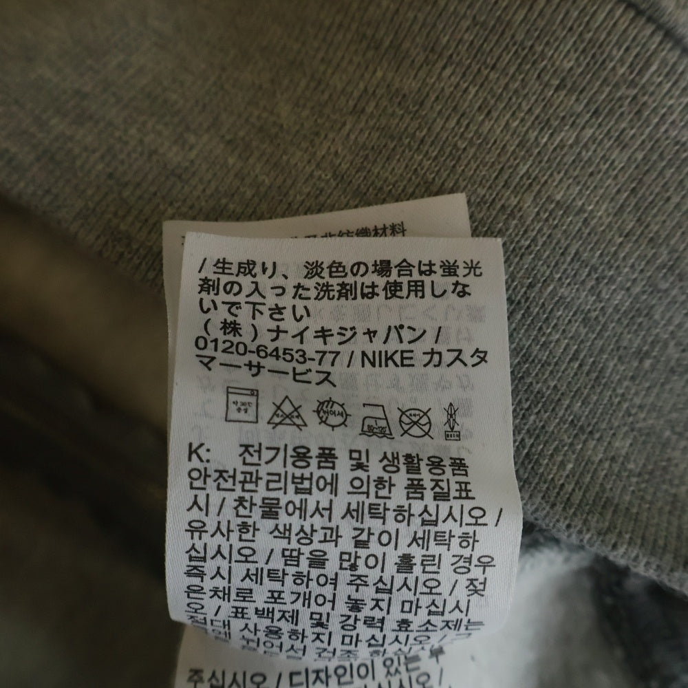 SUPREME(シュプリーム) 25SS ×NIKE Zip Up Hooded Sweatshirt ナイキ ジップアップ スウェットパーカー グレー