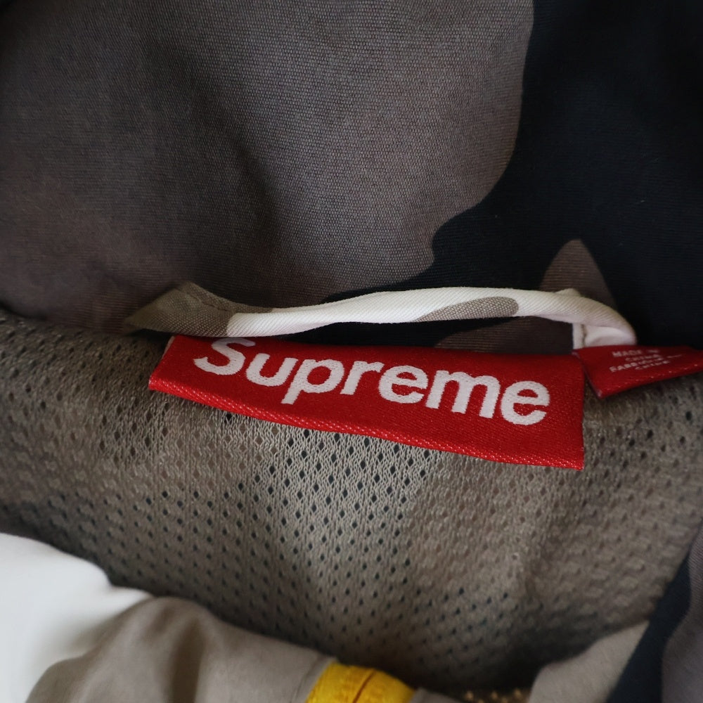 SUPREME(シュプリーム) 25SS Contrast Zip Track Jacket ジップアップ カモ柄 トラックジャケット グレー