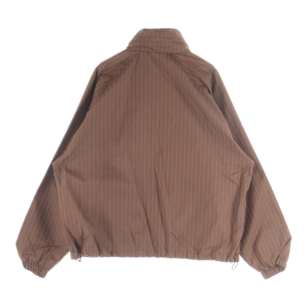 SUPREME(シュプリーム) 24AW Reflective Pinstripe Track Jacket リフレクティブ ピンストライプ トラックトラックジャケット ブラウン