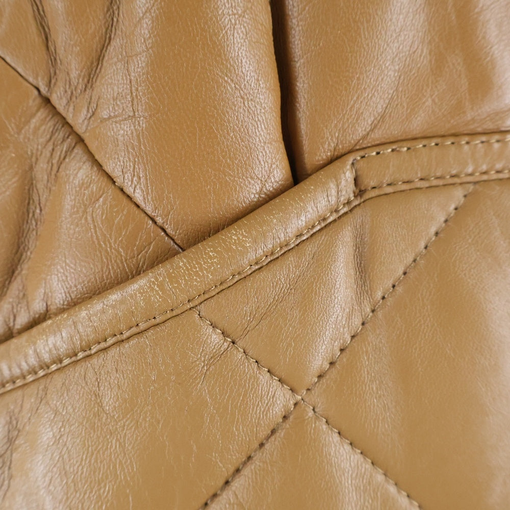 SUPREME(シュプリーム) 22AW Quilted Leather Work Jacket キルティング レザーワークジャケット ブラウン