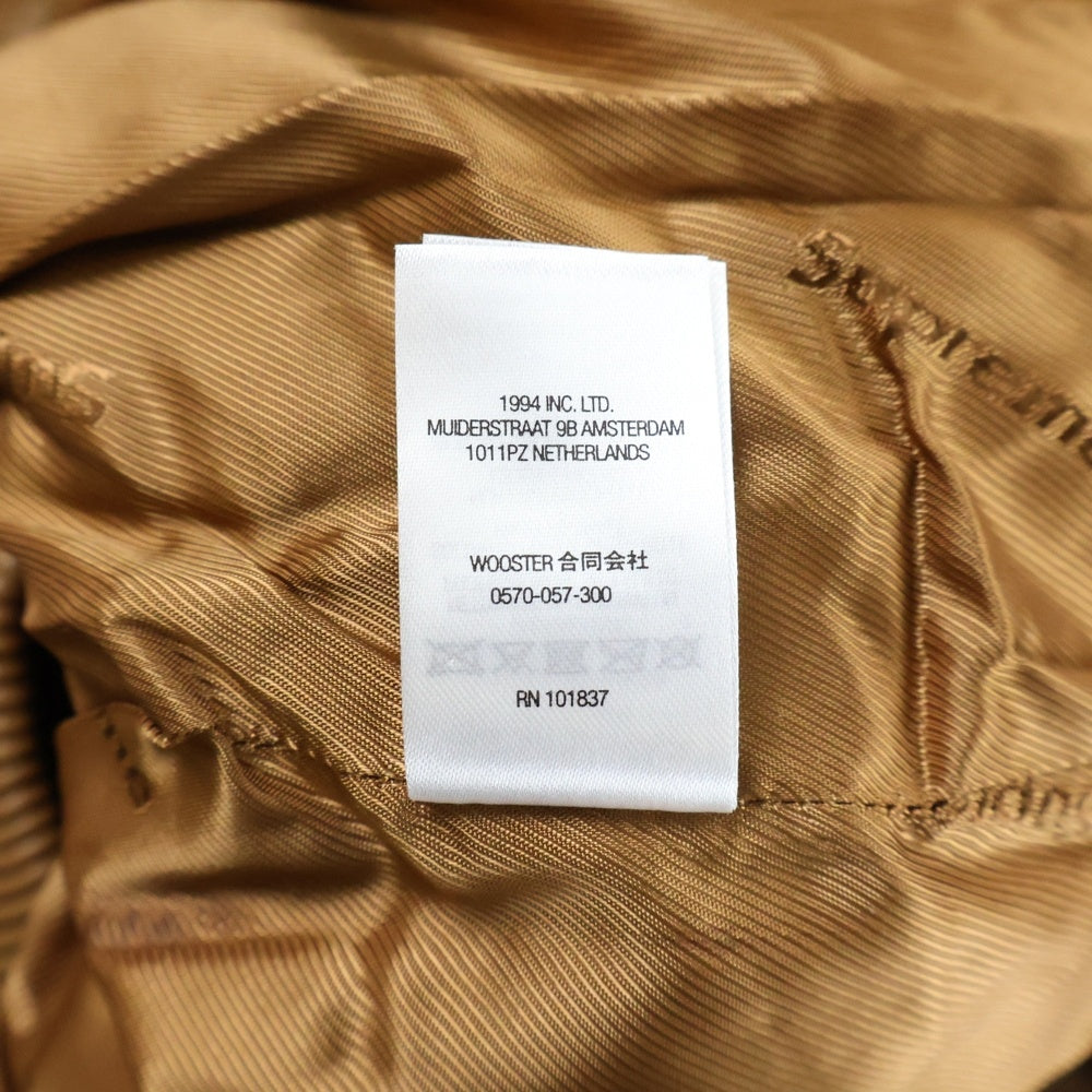 SUPREME(シュプリーム) 22AW Quilted Leather Work Jacket キルティング レザーワークジャケット ブラウン